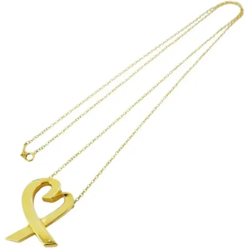 Pre-owned Jewellery, female, , Size: ONE SIZE Pre-owned Gold necklaces - Tiffany & Co. Pre-owned - Modalova