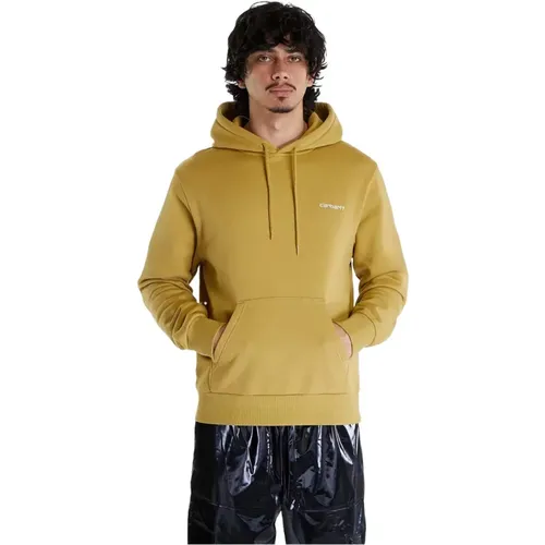 Script Stickerei Hoodie , Herren, Größe: L - Carhartt WIP - Modalova