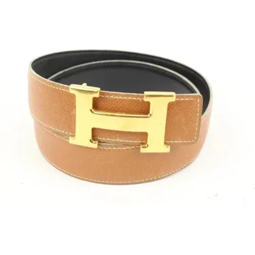 Pre-owned Belts, female, , Size: ONE SIZE Pre-owned Leather belts - Hermès Vintage - Modalova