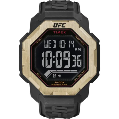 Watches, male, , Size: ONE SIZE UFC Knockout Digital Watch - Timex - Modalova