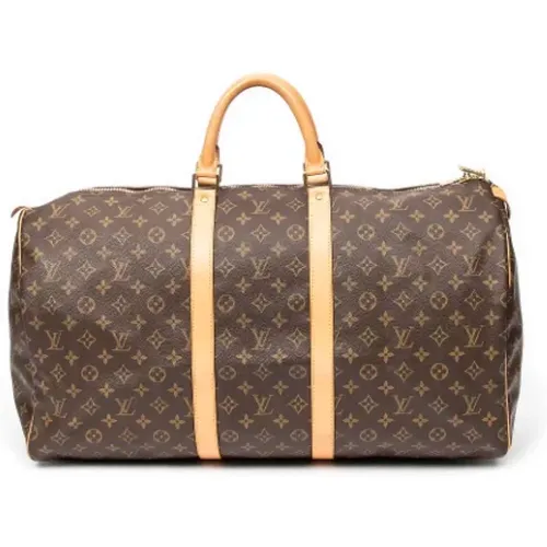 Pre-owned Weekend Bags, female, , Size: ONE SIZE Pre-owned Canvas louis-vuitton-bags - Louis Vuitton Vintage - Modalova