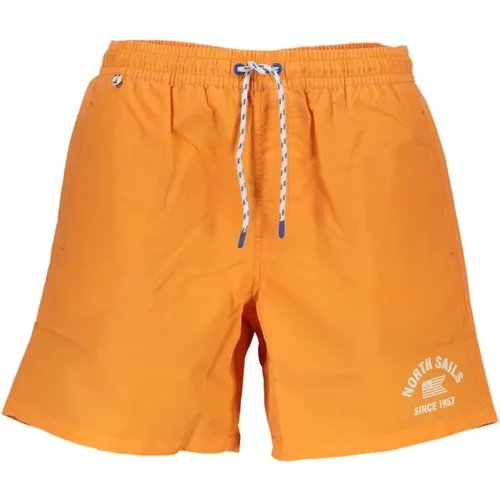 Herren Badehose mit Kontrastdetails , Herren, Größe: L - North Sails - Modalova