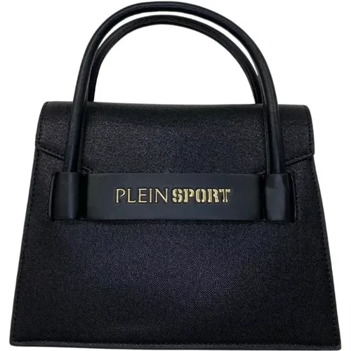 Schwarze Logo Front Tote Tasche - Plein Sport - Modalova