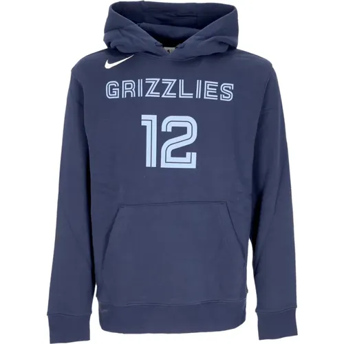 Ja Morant NBA Club Hoodie , Herren, Größe: L - Nike - Modalova