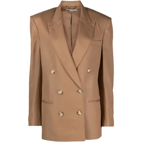 Oversized double-breasted blazer , female, Sizes: XS - Stella Mccartney - Modalova