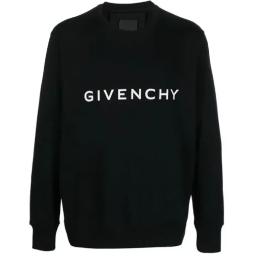 Logo-Print Cotton Sweatshirt , male, Sizes: M - Givenchy - Modalova