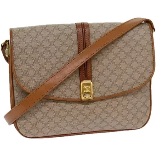 Pre-owned Cross Body Bags, female, , Size: ONE SIZE Pre-owned Canvas celine-bags - Celine Vintage - Modalova