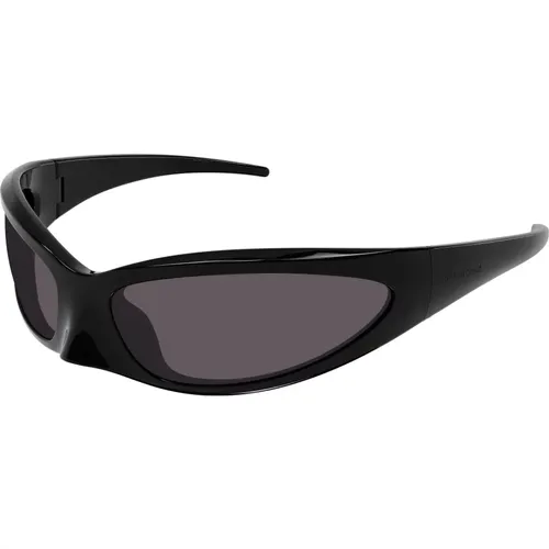 Schwarz/Graue Sonnenbrille , unisex, Größe: ONE Size - Balenciaga - Modalova