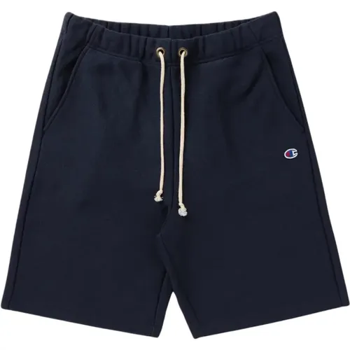 Brushed Fleece Reverse Weave Shorts , male, Sizes: S, XL - Champion - Modalova