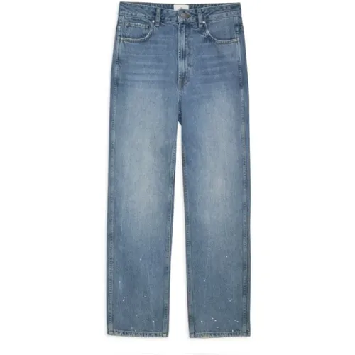 Blaue Gewaschene Denim Jeans - Anine Bing - Modalova