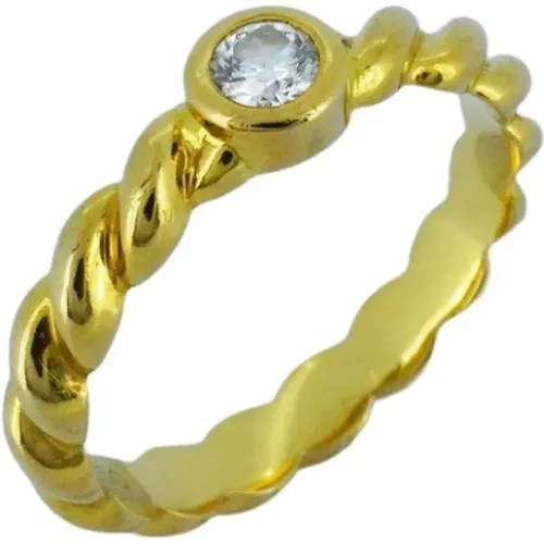 Pre-owned Jewellery, female, , Size: ONE SIZE Pre-owned Gold rings - Tiffany & Co. Pre-owned - Modalova