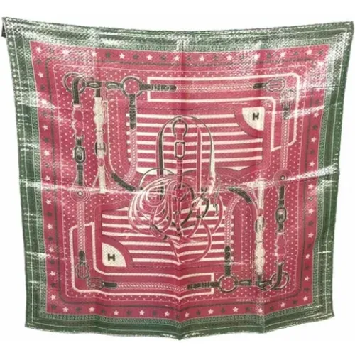 Pre-owned Scarves, female, , Size: ONE SIZE Pre-owned Silk scarves - Hermès Vintage - Modalova