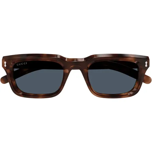 Zeitlose Rechteckige Sonnenbrille Gg1524S 002 , unisex, Größe: 51 MM - Gucci - Modalova