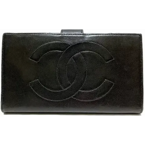 Pre-owned Wallets, female, , Size: ONE SIZE Pre-owned Leather wallets - Chanel Vintage - Modalova