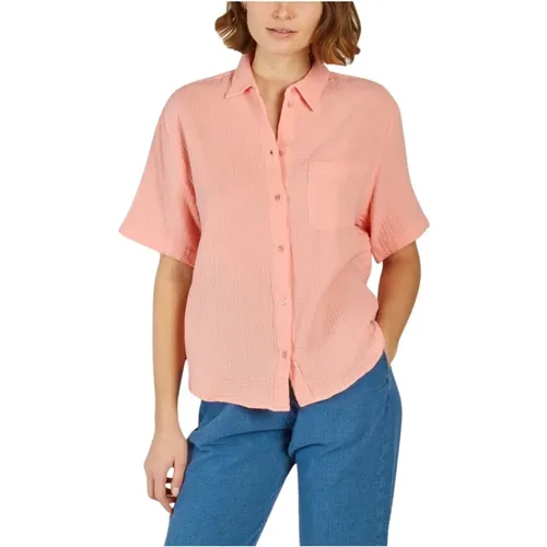 Corail Ventura Shirt - Classic Cut, Short Sleeves , female, Sizes: S, L - Masscob - Modalova