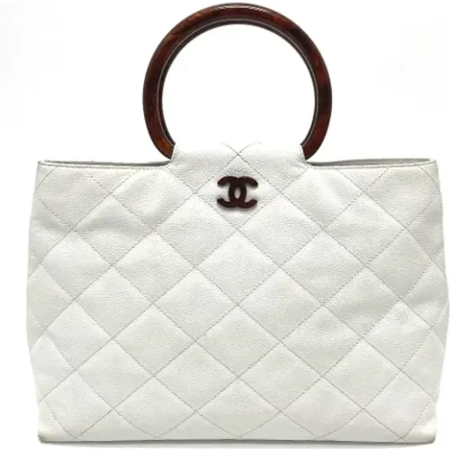 Pre-owned Tote Bags, female, , Size: ONE SIZE Pre-owned Leather chanel-bags - Chanel Vintage - Modalova