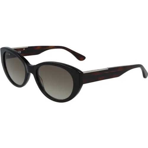 Stilvolle Sonnenbrille braune Verlaufsgläser , Damen, Größe: 53 MM - Lacoste - Modalova