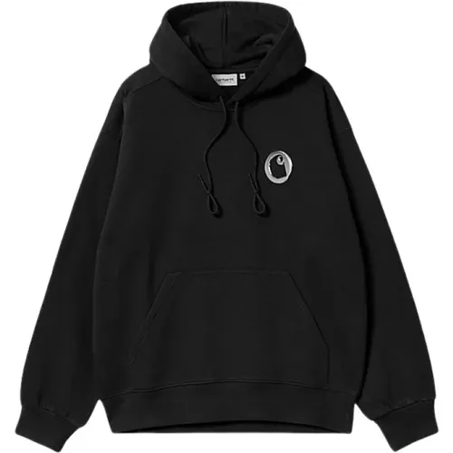 Hoodies, male, , Size: L Hooded Charm Link Sweatshirt - Carhartt WIP - Modalova