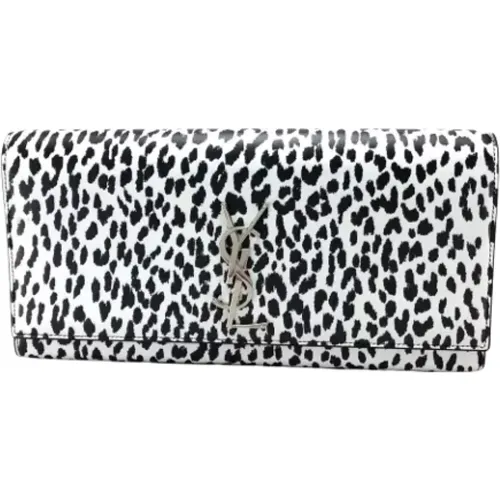 Pre-owned Clutches, female, , Size: ONE SIZE Pre-owned Leather clutches - Yves Saint Laurent Vintage - Modalova