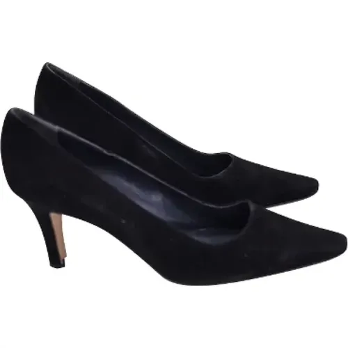 Pre-owned Pumps, female, , Size: 11 US Pre-owned Suede heels - Manolo Blahnik Pre-owned - Modalova