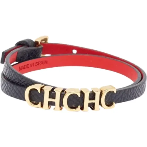 Pre-owned Jewellery, female, , Size: ONE SIZE Pre-owned Leather bracelets - Carolina Herrera Pre-owned - Modalova