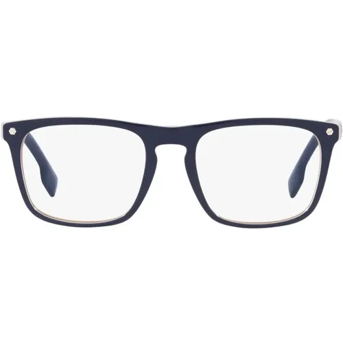 Blaue Acetatbrillenfung - Bolton BE 2340 , unisex, Größe: 56 MM - Burberry - Modalova