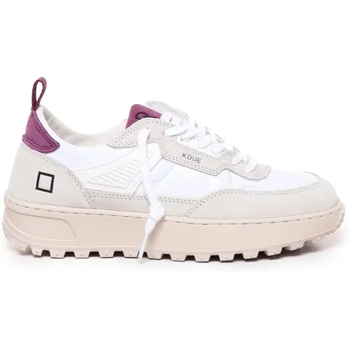 Purple Women's Leather Sneakers , female, Sizes: 7 UK, 3 UK, 5 UK, 6 UK, 8 UK - D.a.t.e. - Modalova