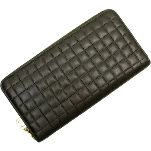 Pre-owned Leather wallets , female, Sizes: ONE SIZE - Celine Vintage - Modalova