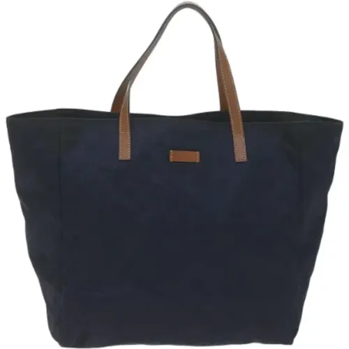 Pre-owned Tote Bags, female, , Size: ONE SIZE Pre-owned Canvas gucci-bags - Gucci Vintage - Modalova