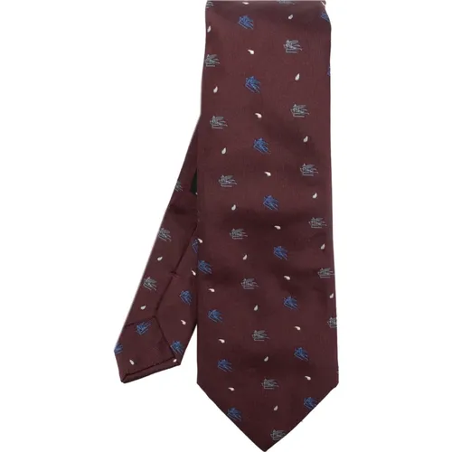 Ties, male, , Size: ONE SIZE Silk Tie - ETRO - Modalova