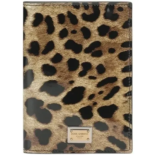 Slim Leather Wallets Cardholders , unisex, Sizes: ONE SIZE - Dolce & Gabbana - Modalova
