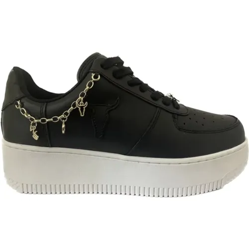 Leather Sneakers with Metal Accessory - Size 36 , female, Sizes: 5 UK, 3 UK - Windsor Smith - Modalova