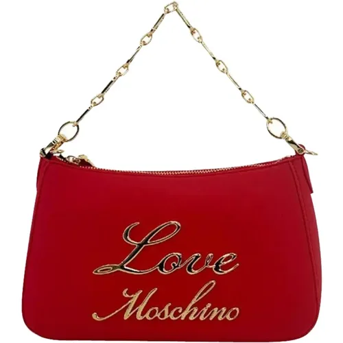 Handbags, female, , Size: ONE SIZE Handbag with Chain Handle - Love Moschino - Modalova