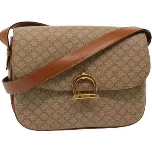 Pre-owned Cross Body Bags, female, , Size: ONE SIZE Pre-owned Canvas celine-bags - Celine Vintage - Modalova