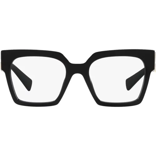 Quadratische Brille für Frauen , Damen, Größe: 52 MM - Miu Miu - Modalova