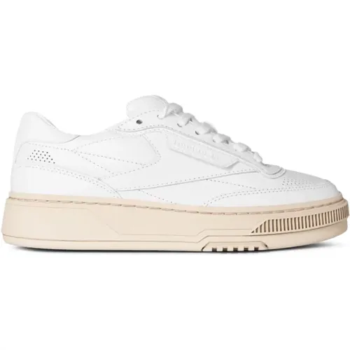 Club C LTD Weiße Leder Sneakers , Damen, Größe: 38 1/2 EU - Reebok - Modalova