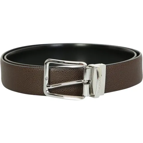 Belts, male, , Size: 110 CM Exquisite Leather Belt - Canali - Modalova