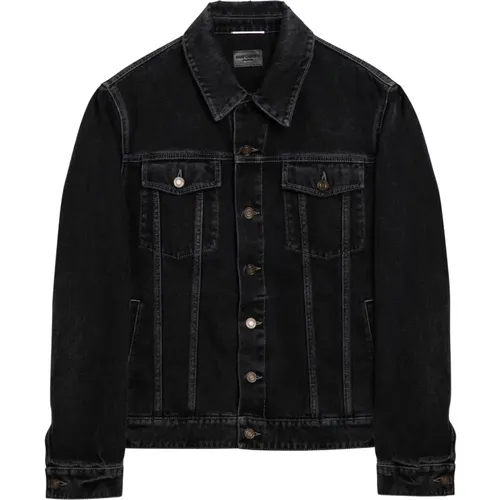 Denim Jacket , male, Sizes: L - Saint Laurent - Modalova