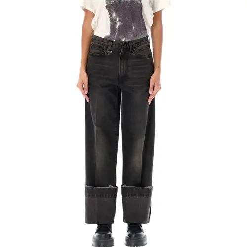 Wide Straight Jeans for Women , female, Sizes: W28, W27 - R13 - Modalova