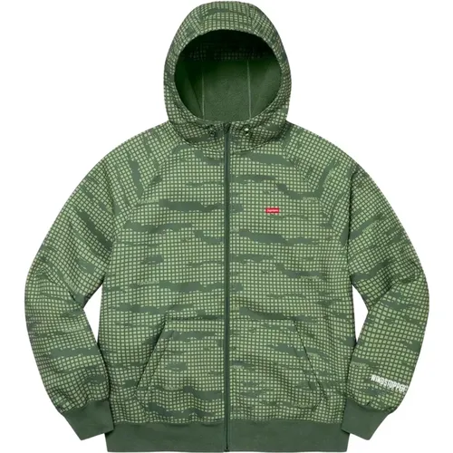 Limited Edition Windstopper Hoodie Olive Camo , male, Sizes: S, M, L - Supreme - Modalova