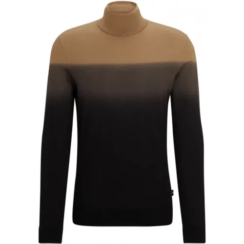 Beiger Rollkragenpullover für Herren - Hugo Boss - Modalova