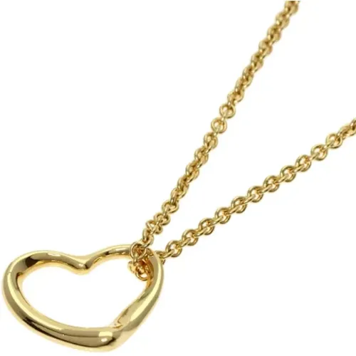 Pre-owned Gold necklaces , female, Sizes: ONE SIZE - Tiffany & Co. Pre-owned - Modalova