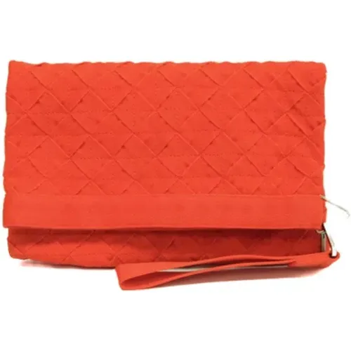 Pre-owned Clutches, unisex, , Size: ONE SIZE Pre-owned Fabric pouches - Bottega Veneta Vintage - Modalova