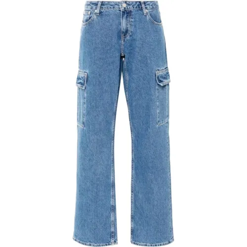 Blaue Jeans , Damen, Größe: W28 - Calvin Klein Jeans - Modalova