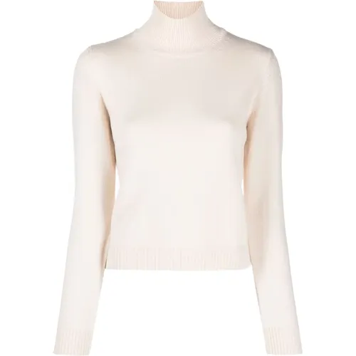 White T Neck Pullover Sweater , female, Sizes: L, M - Ballantyne - Modalova