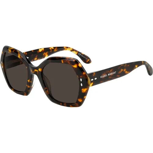 Havana/Braune Sonnenbrille,Schwarze/Graue Sonnenbrille,IM 0107/G/S Sonnenbrille,Stylische Sonnenbrille IM 0107/G/S - Isabel marant - Modalova