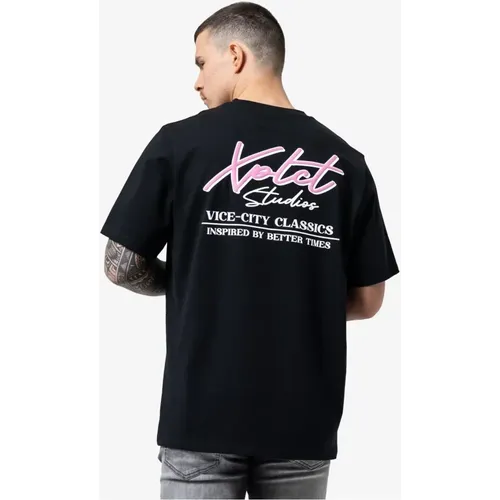 Vice T-Shirt , male, Sizes: XL, S, L, 2XL, M, XS - Xplct Studios - Modalova