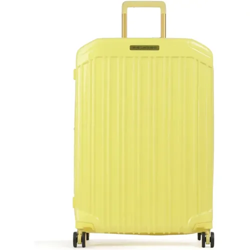 Large Suitcases, unisex, , Size: ONE SIZE Expandable Hardshell 4-Wheel Trolley Luggage - Piquadro - Modalova