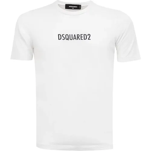 Printed T-Shirt , female, Sizes: XS - Dsquared2 - Modalova