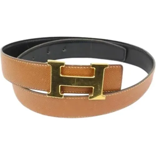 Pre-owned Belts, female, , Size: ONE SIZE Pre-owned Leather belts - Hermès Vintage - Modalova